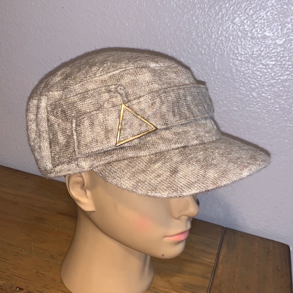 D&Y elastafit beige brown cadet cap - Picture 1 of 7
